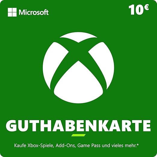 Xbox Aufladekarte