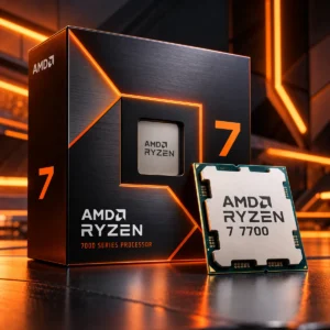 AMD Ryzen 7 7700 Prozessor mit Verpackung